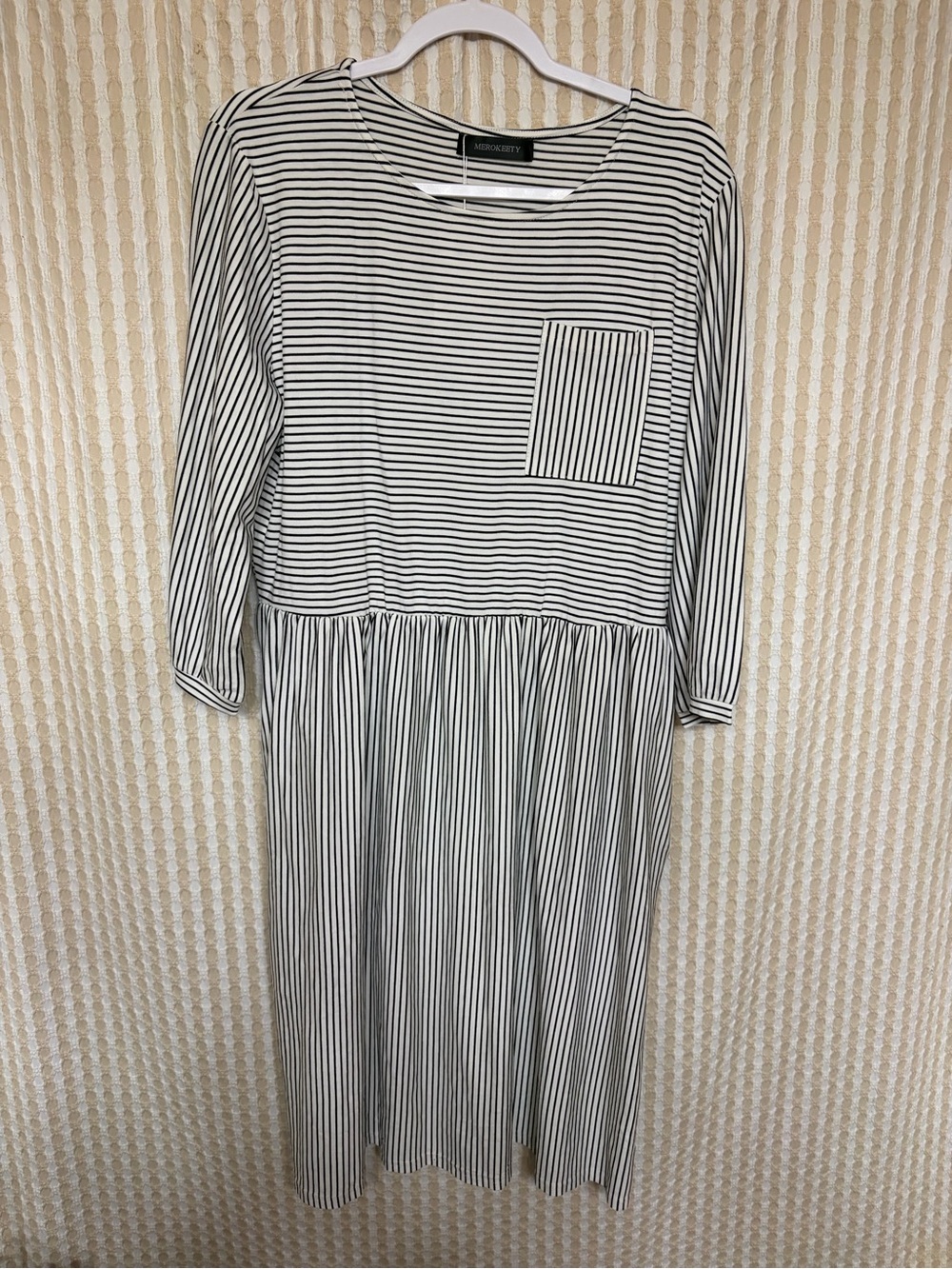 Black & White Striped Dress